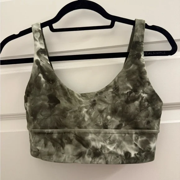 REVERSIBLE lululemon align bra diamond dye / dark olive - Picture 1 of 4